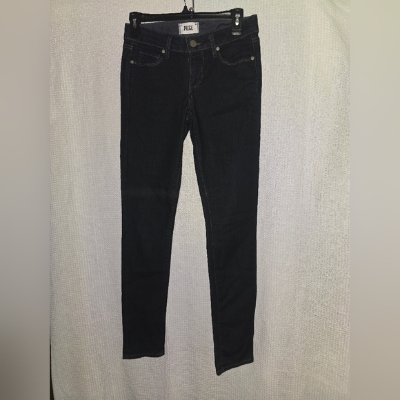 PAIGE Midnight Blue Denim Jeans Skyline Skinny Sz. 26 Travel Casual Outdoor - Picture 3 of 15